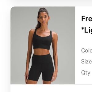 Lululemon free to be wild LONGLINE sports bra